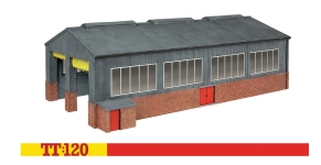Hornby TT9023 - TT - Lokschuppen 2-ständig für Dieselloks